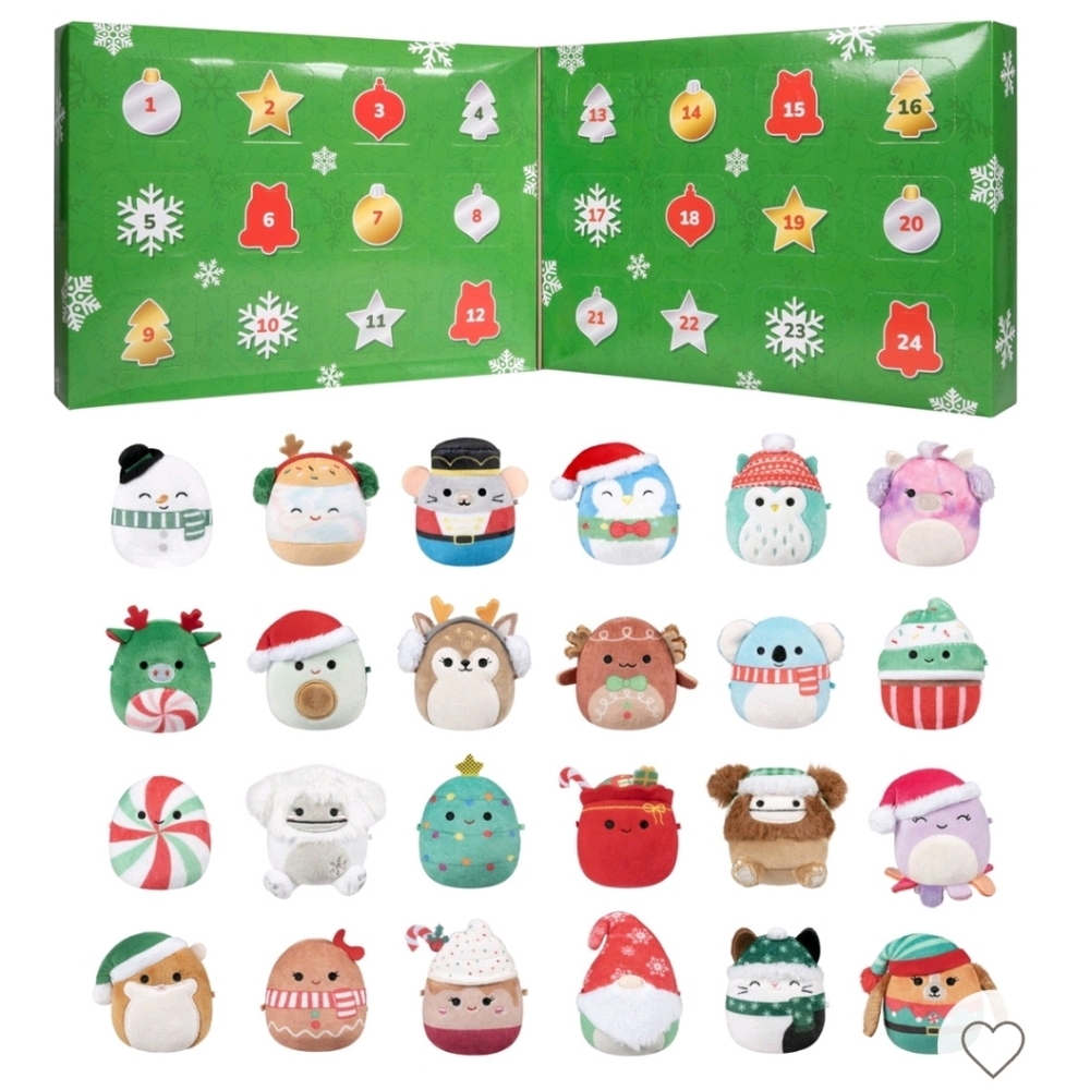 Micromallows by Squismallows 24 Day Advent Holiday Christmas Calendar